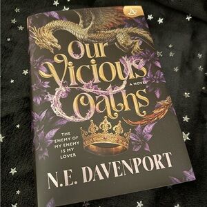 Our Vicious Oaths Hardcover Book by NE Davenport